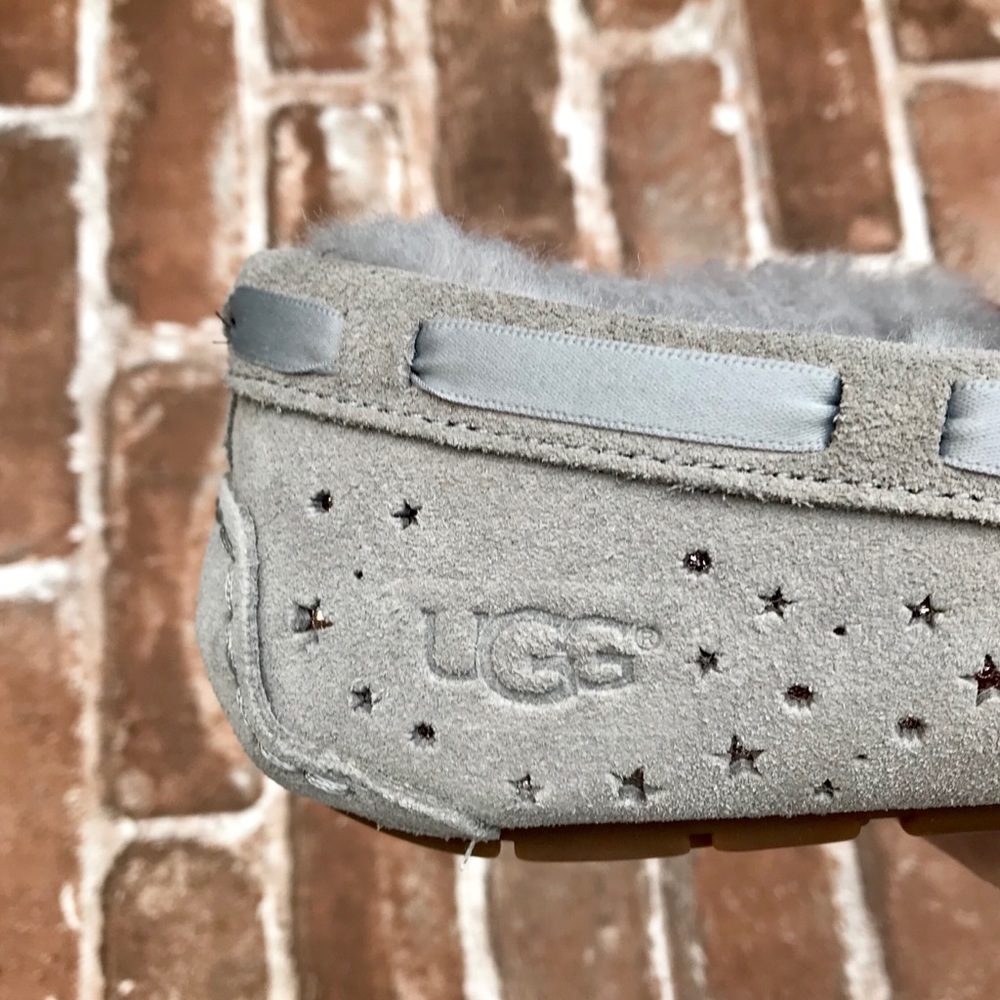 UGG Dakota Stargirl Grey Moccasins Slippers - Picture 5 of 8